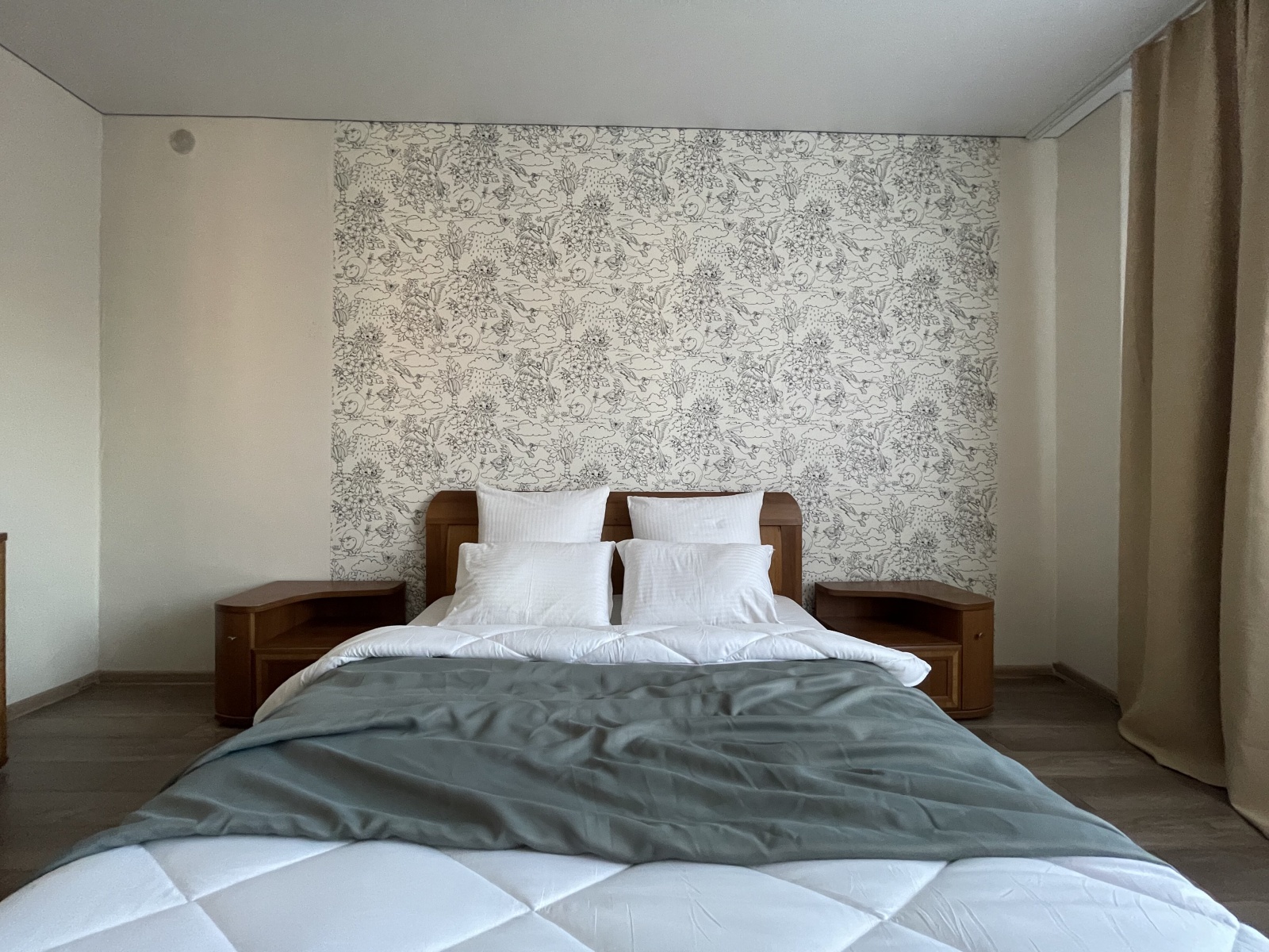 2-к. квартира, 80 м², 3 кровати