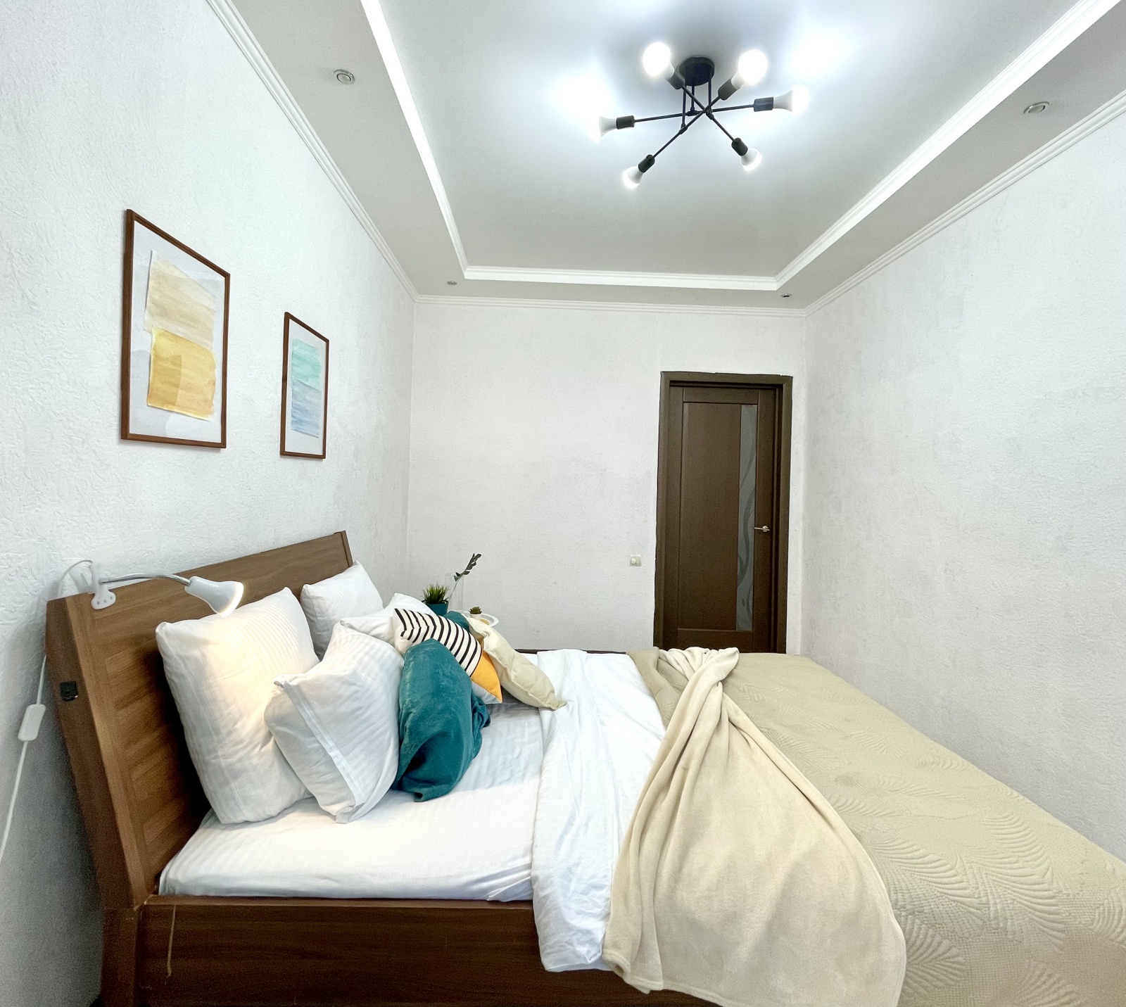 Апартаменты с кухней-гостиной возле аквапарка Ривьера