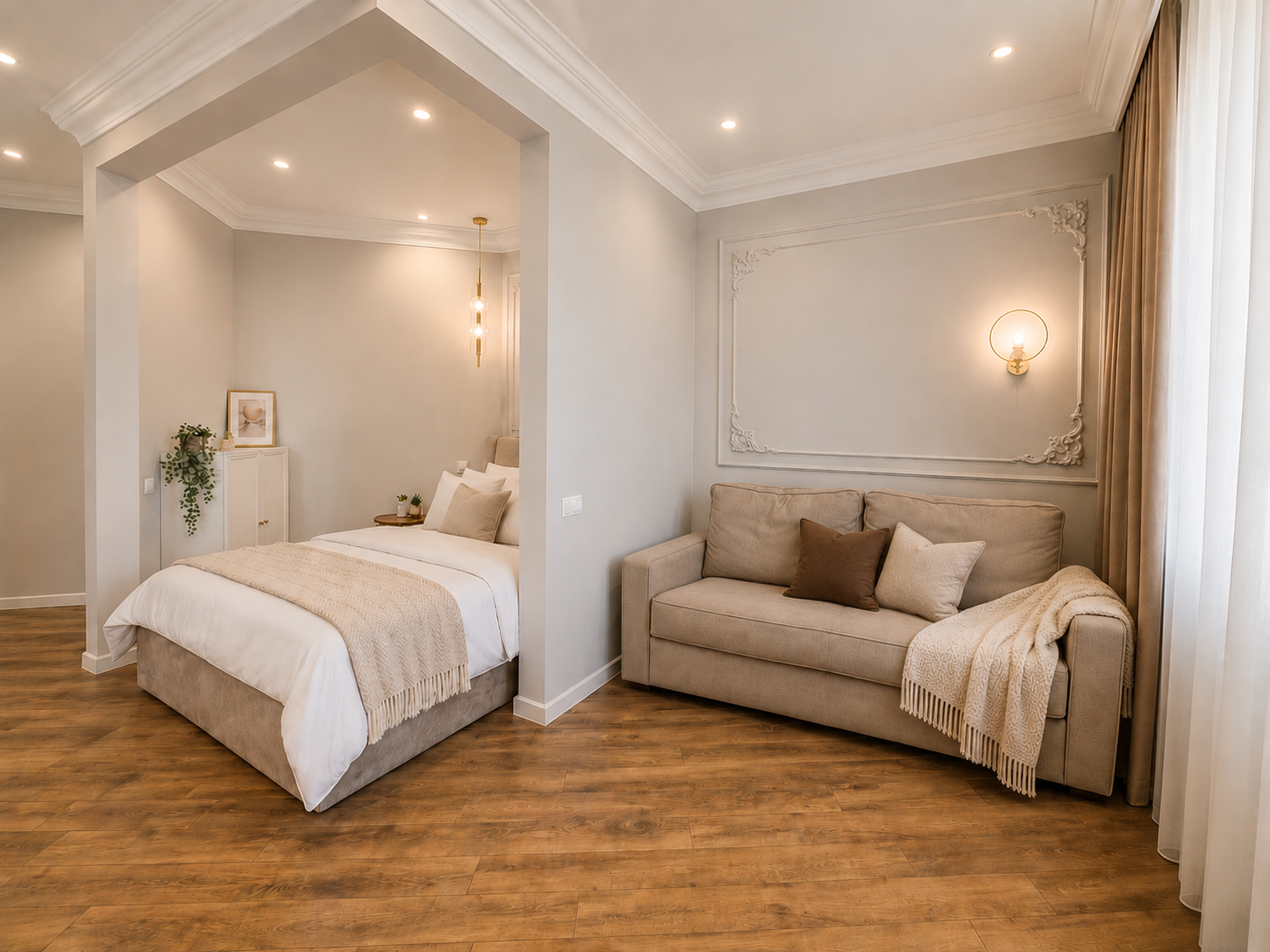 1к. квартира 45м² с видом на озеро Кабан