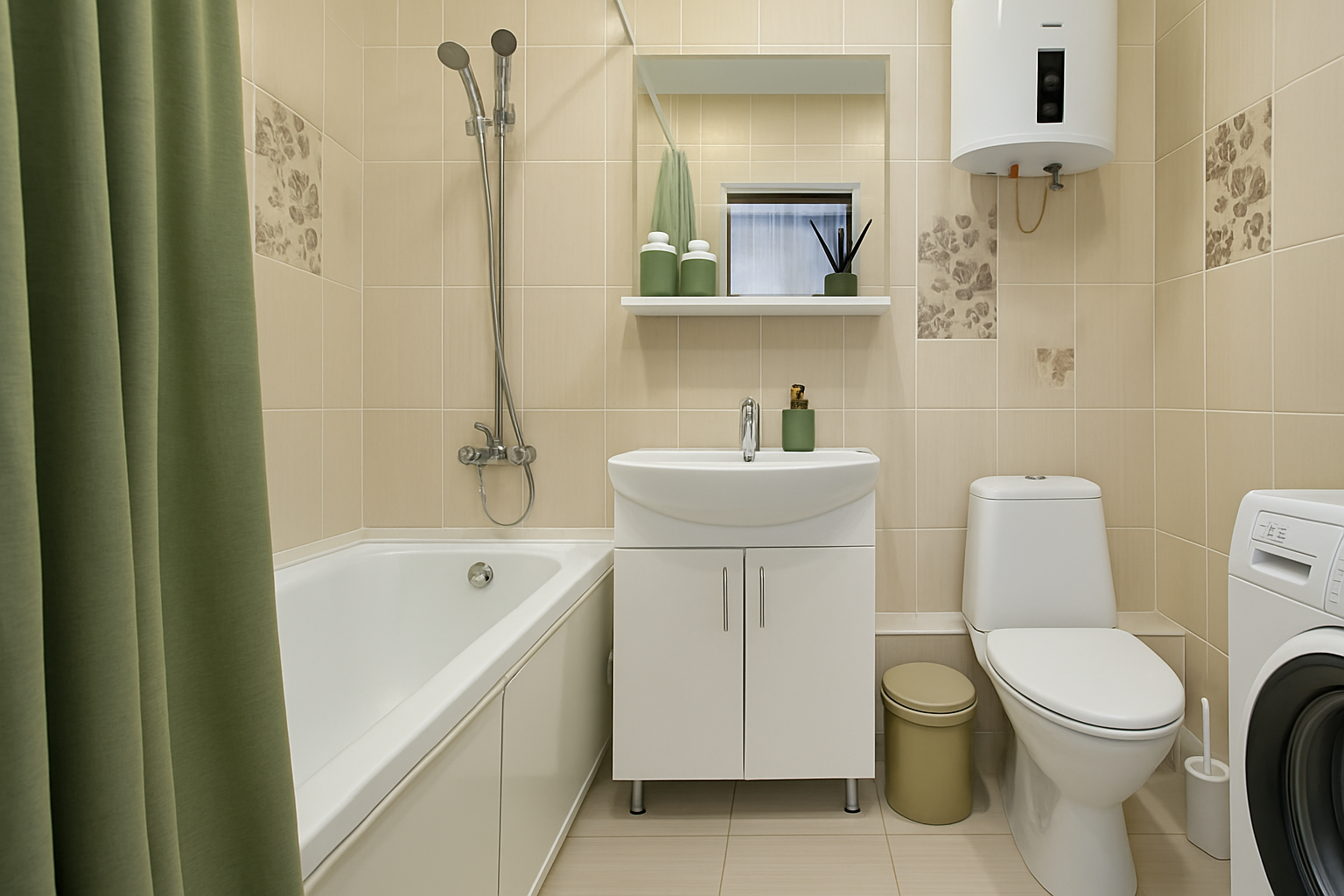 1-к. квартира, 38 м², 2 кровати