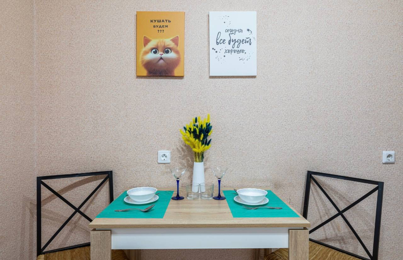 Уютная 1-к. квартира, 37 м², 2 кровати
