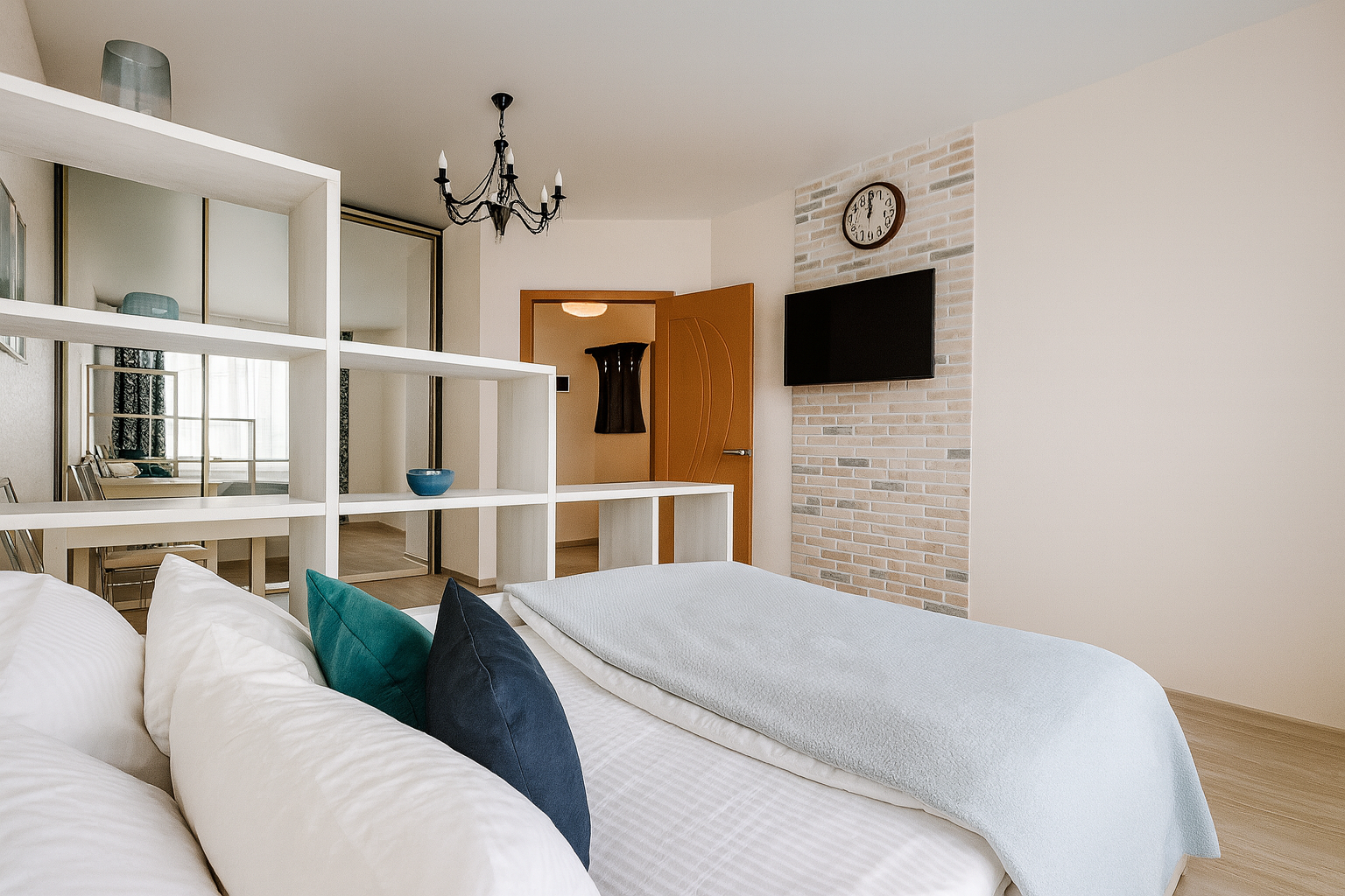 Апартамент с потрясающим видом на город в ЖК Арт Сити