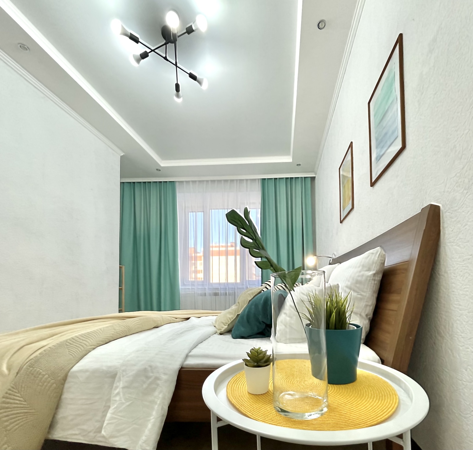 Апартаменты с кухней-гостиной возле аквапарка Ривьера