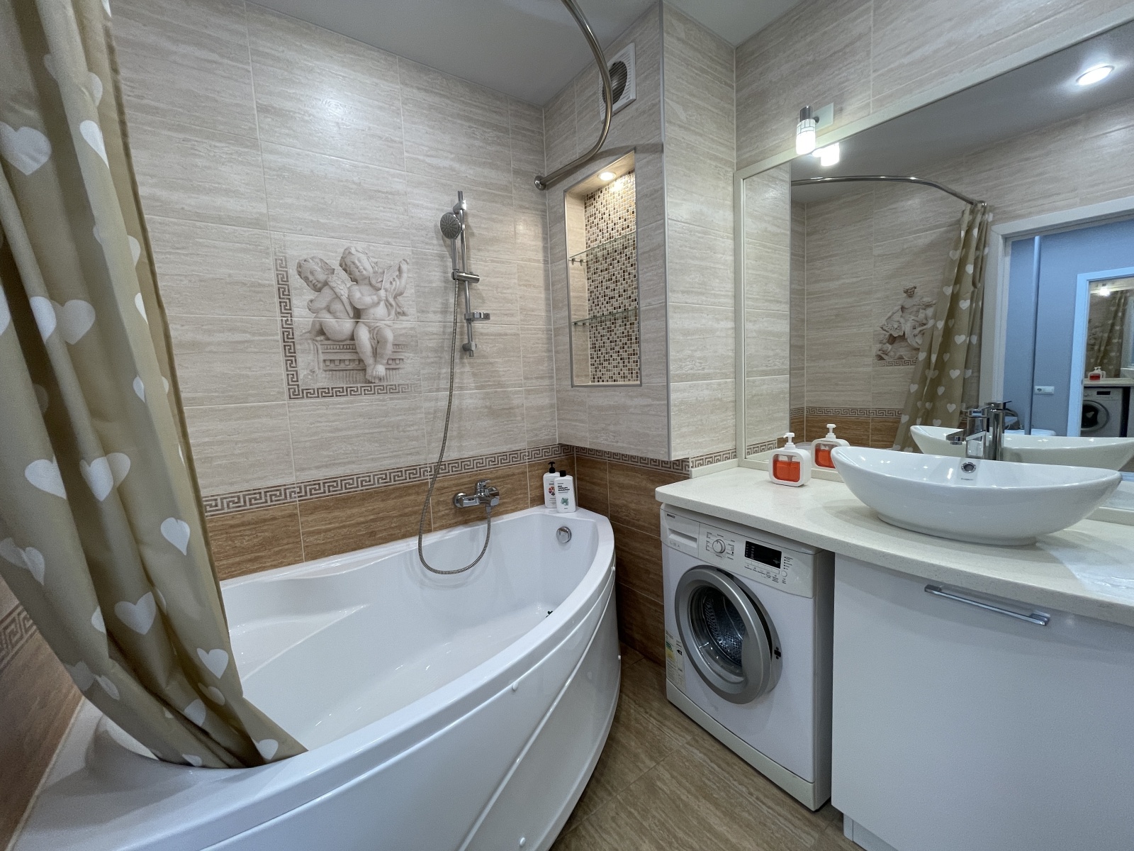 1-к. квартира, 50 м², 3 кровати