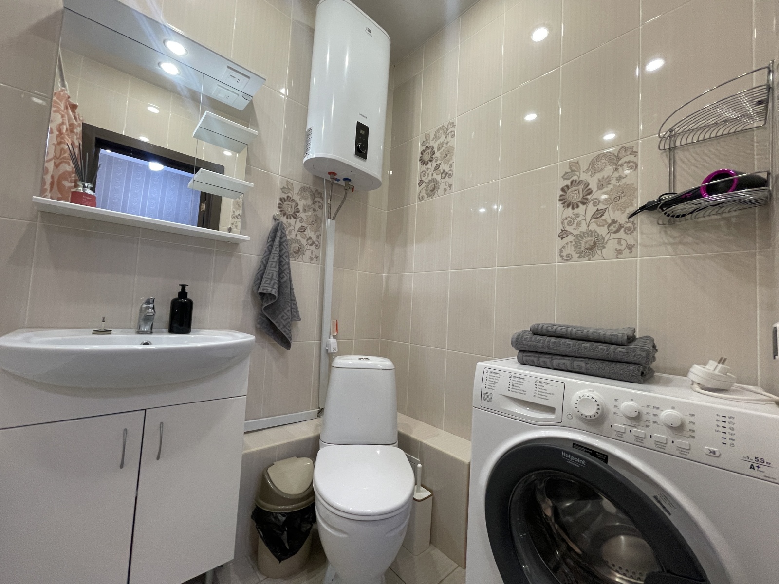 1-к. квартира, 38 м², 2 кровати