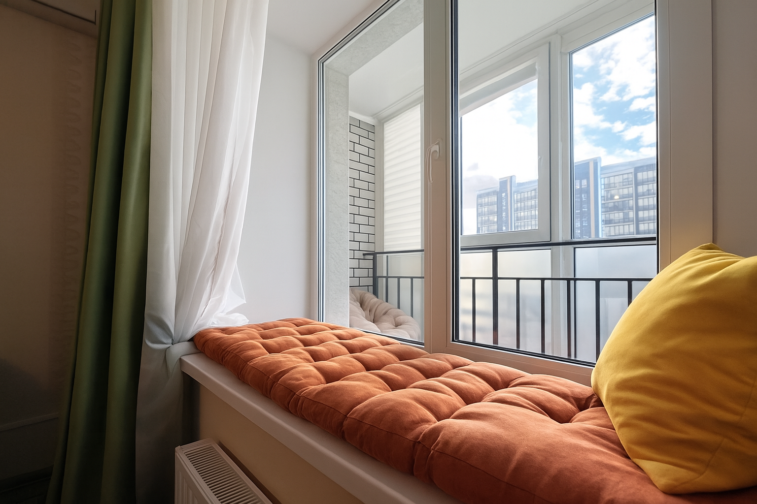 1-к. квартира, 38 м², 2 кровати