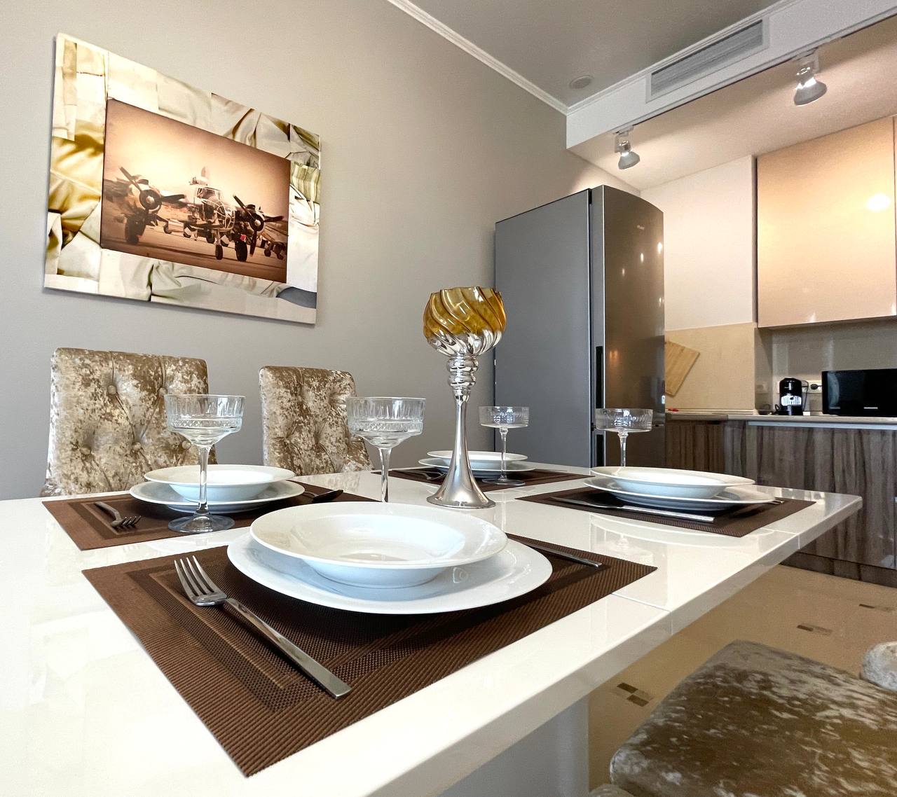 1-к. квартира, 70 м², 2 кровати