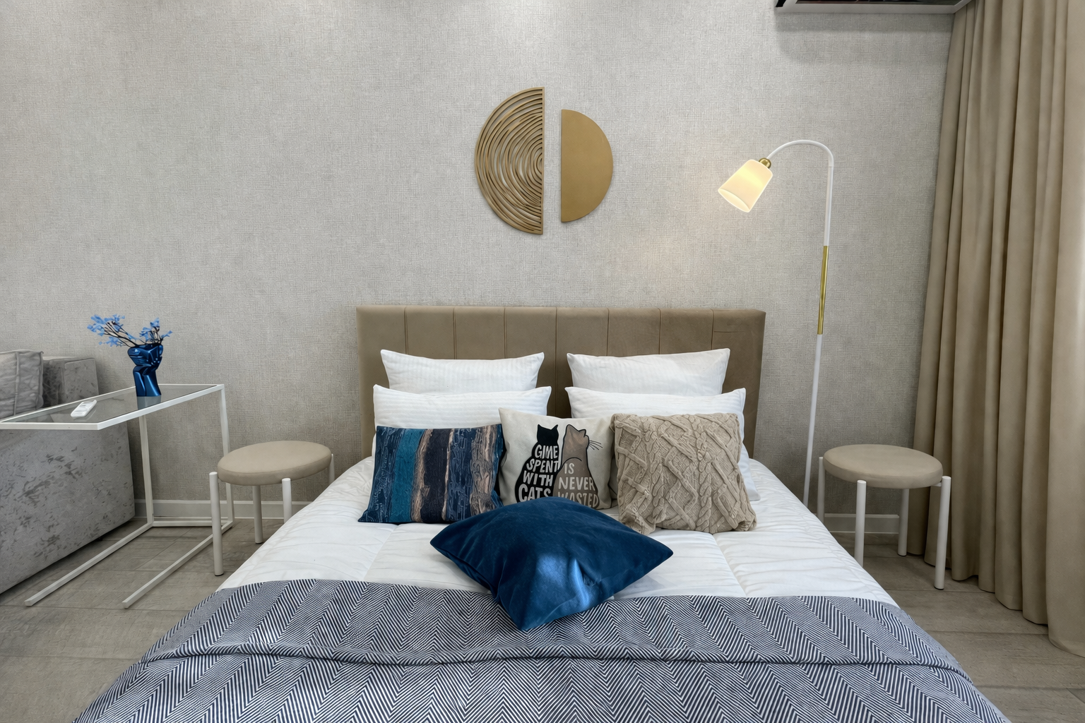 1-к. квартира, 50 м², 3 кровати