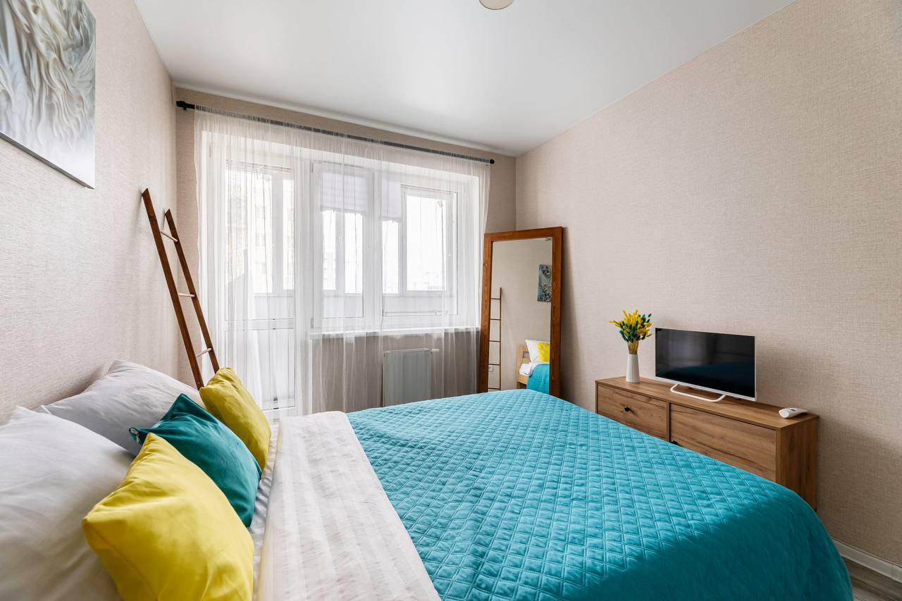 Уютная 2-к. квартира, 59 м², 4 кровати