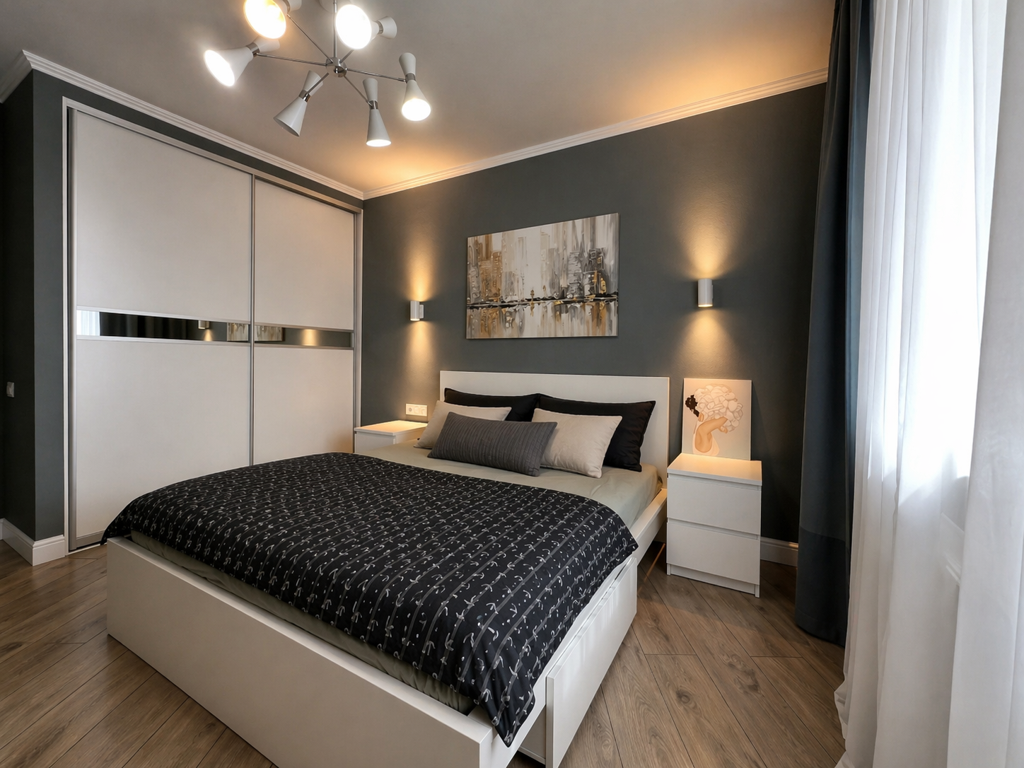 Пpoсторныe 3-к апaртаменты рядoм с ТЦ Мега | Ометьевский лес | Дo 5 гocтeй | Самозаcелениe 24/7