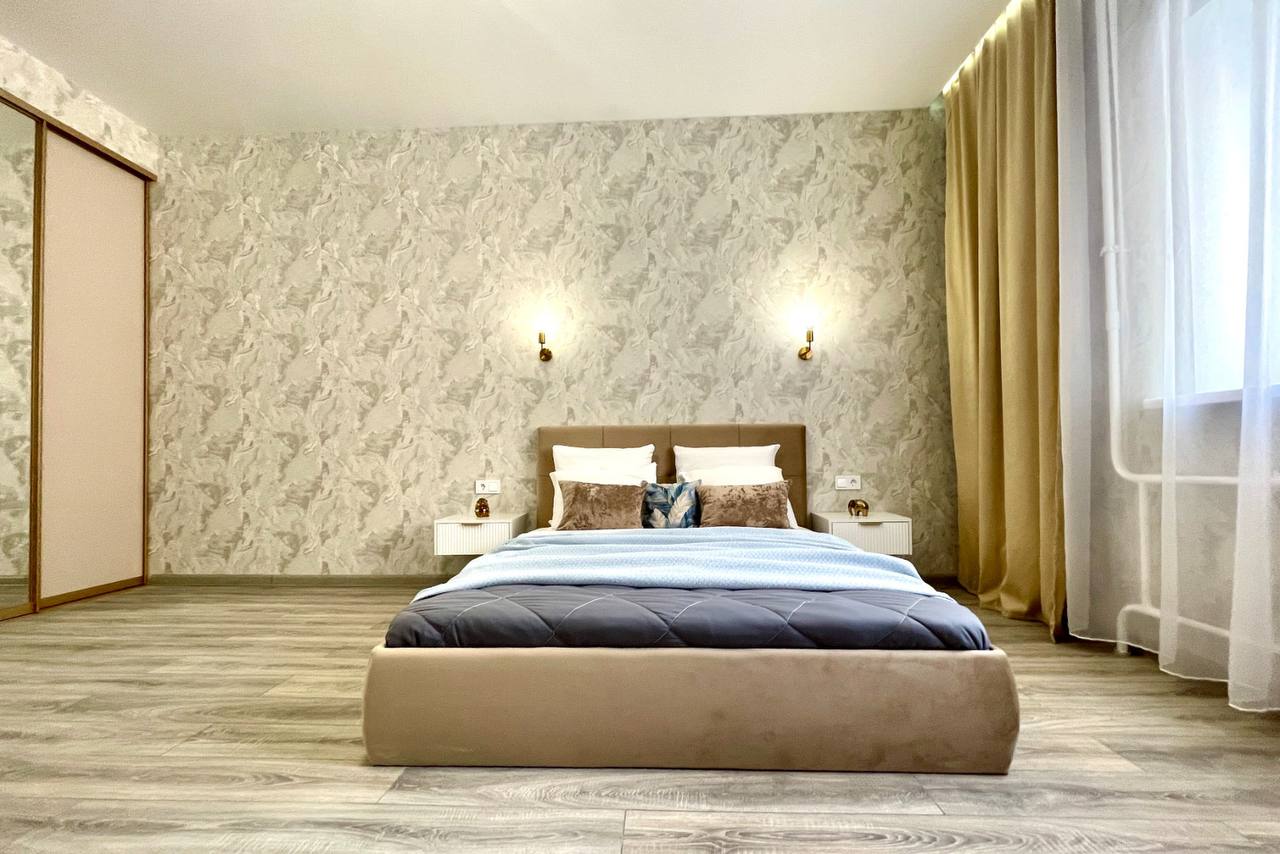 1-к. квартира, 45 м², 2 кровати