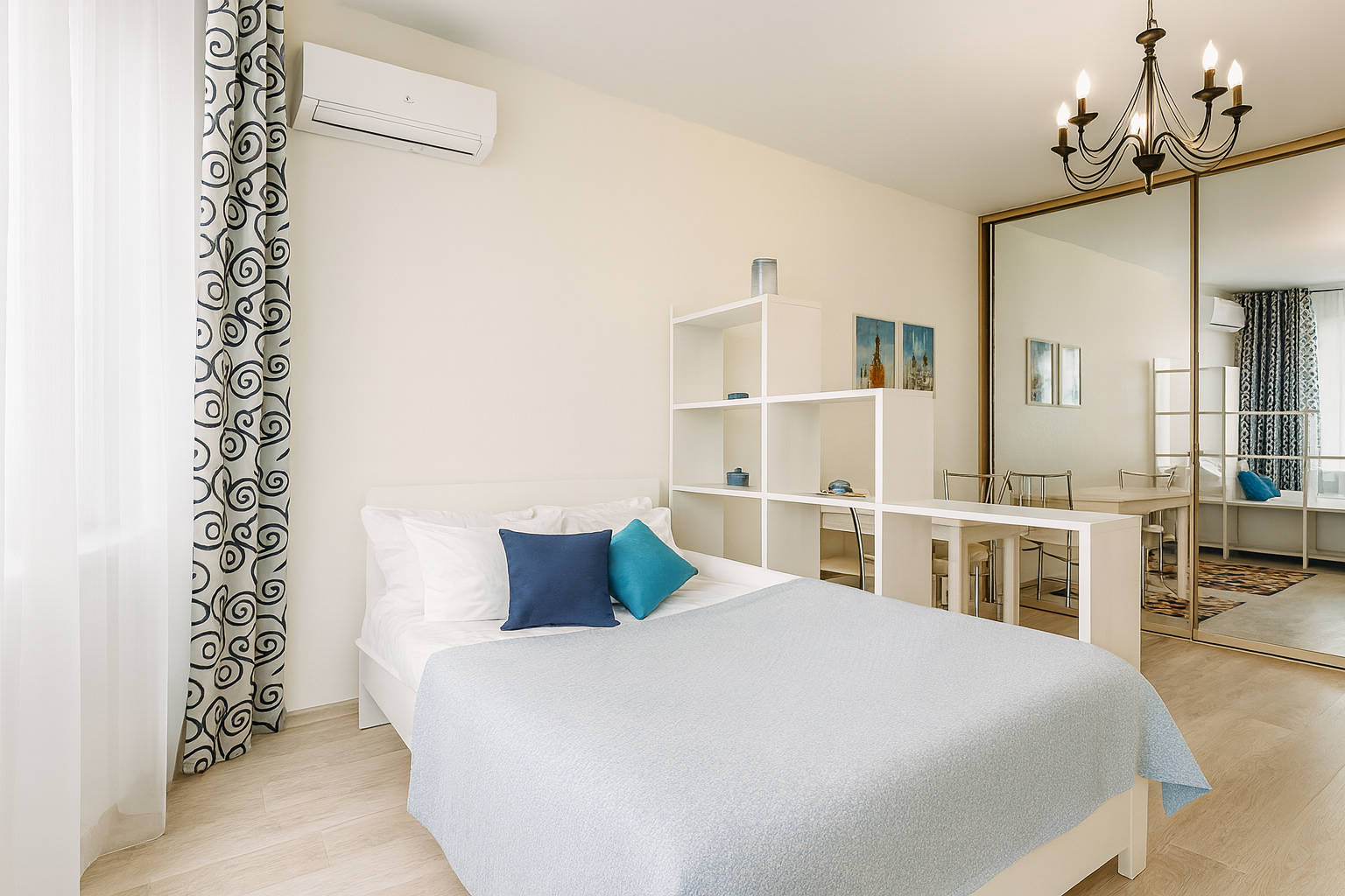 Апартамент с потрясающим видом на город в ЖК Арт Сити