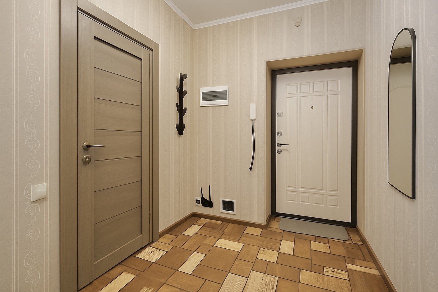 1-к. квартира, 38 м², 2 кровати