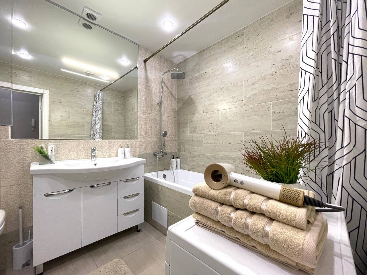 1-к. квартира, 70 м², 2 кровати