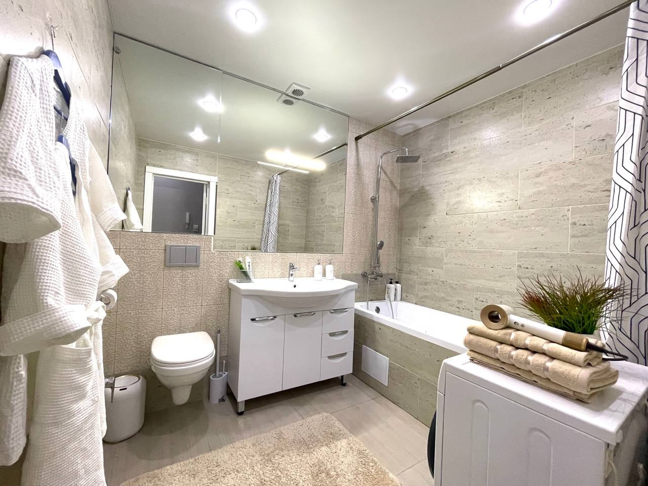 1-к. квартира, 70 м², 2 кровати