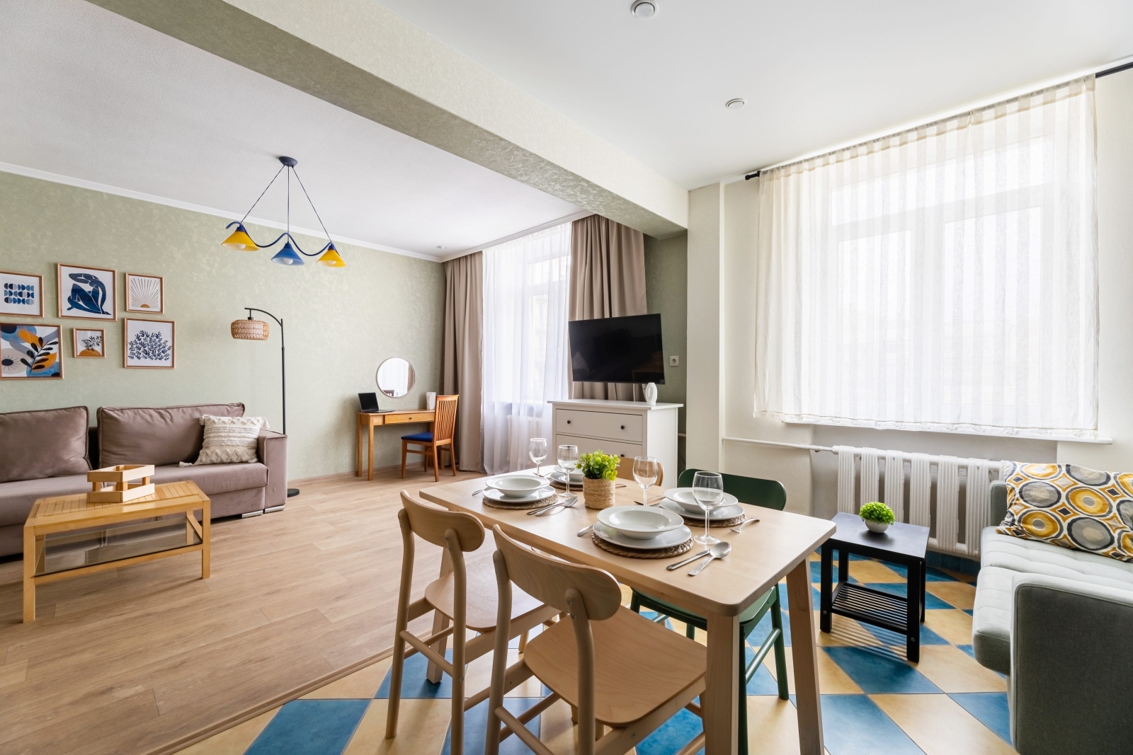 Уютная Двухкомнатная в Центре