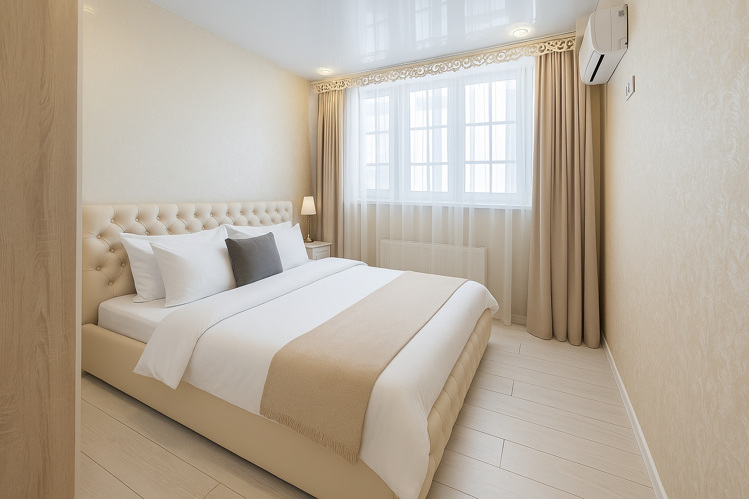 1-комнатная квартира, 50 м², 2 кровати