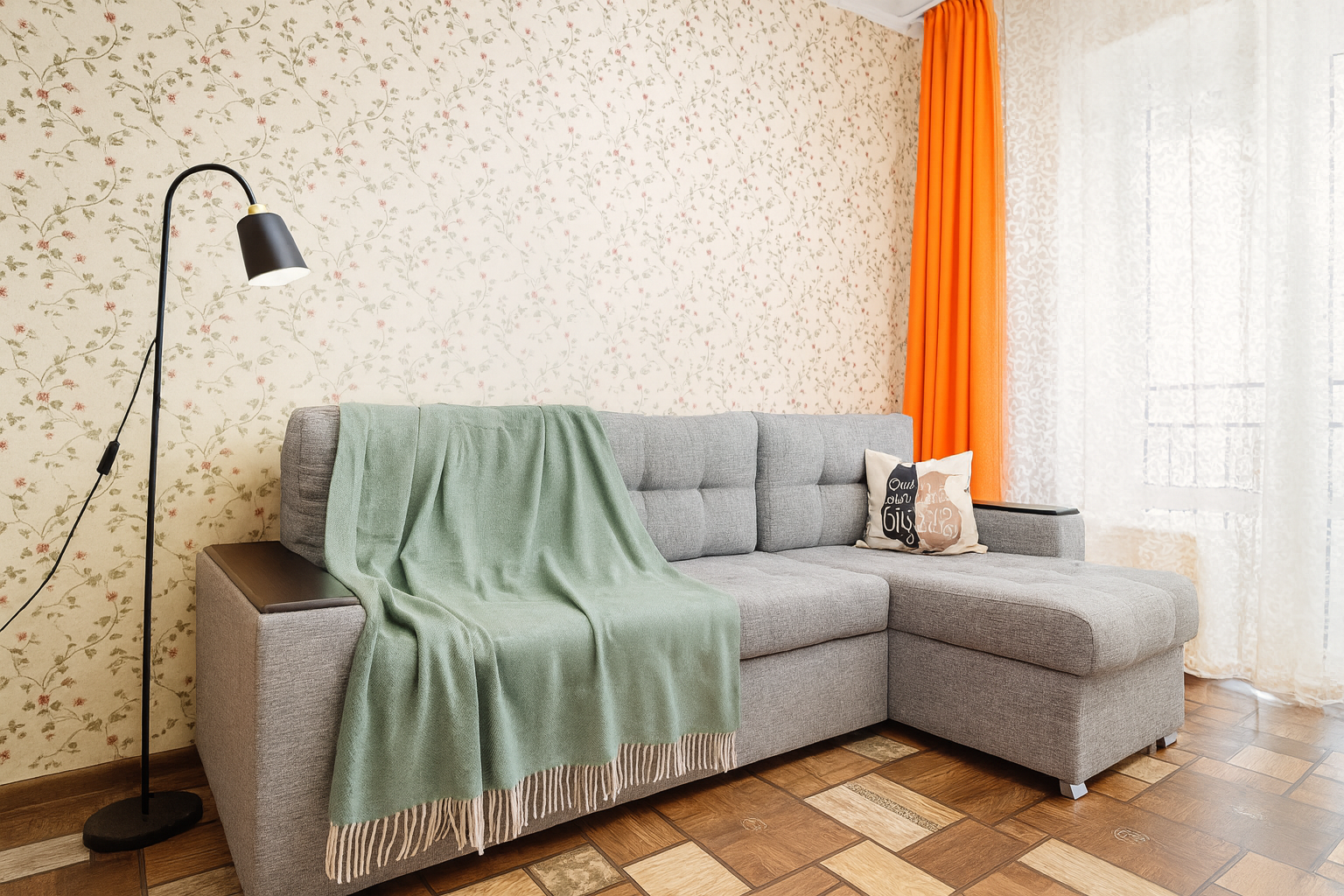 1-к. квартира, 38 м², 2 кровати