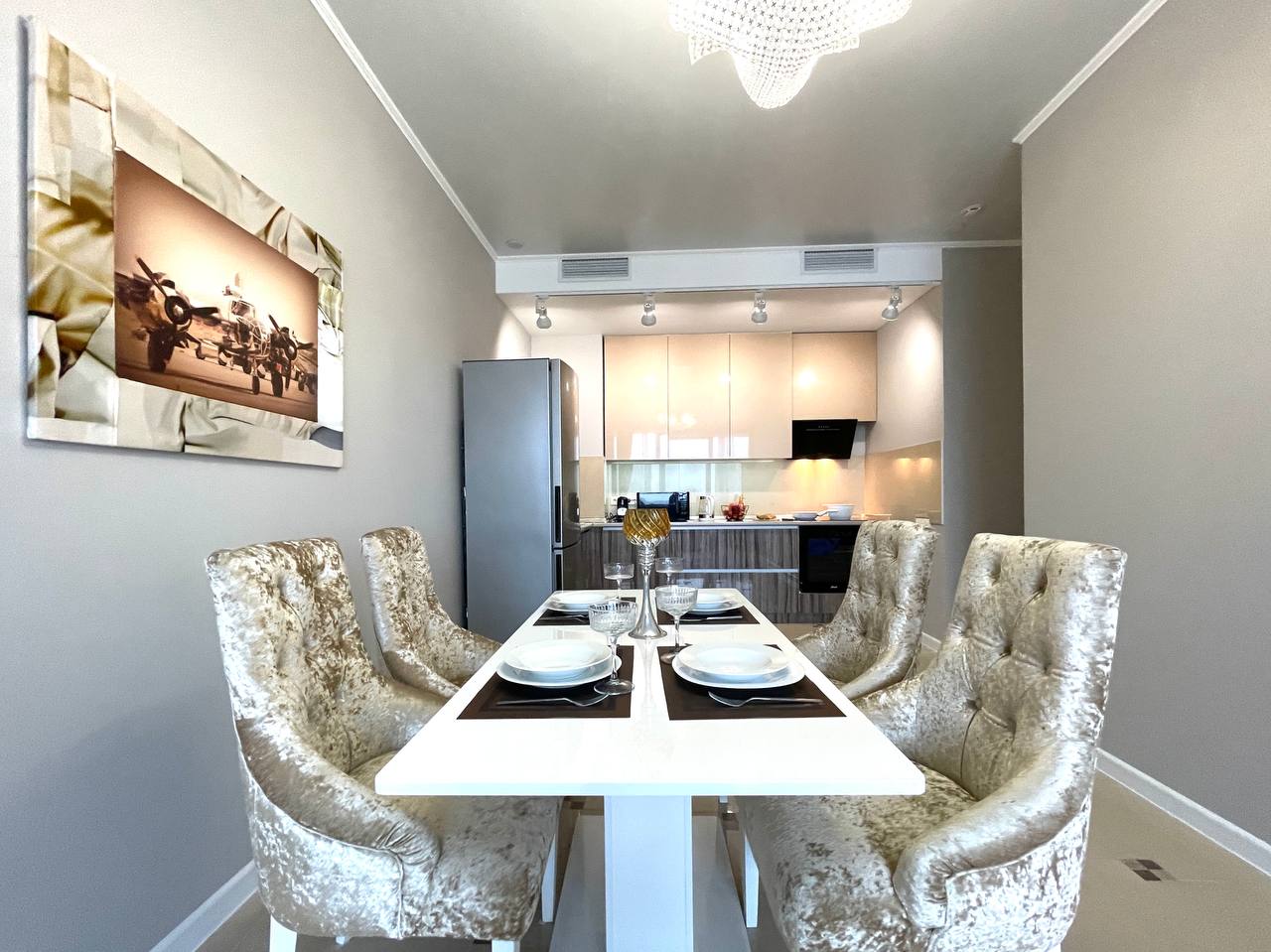 1-к. квартира, 70 м², 2 кровати