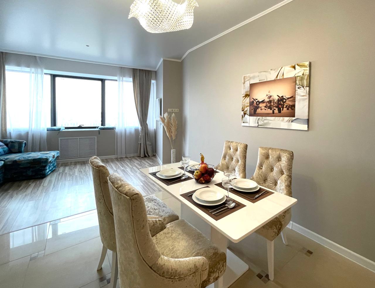 1-к. квартира, 70 м², 2 кровати