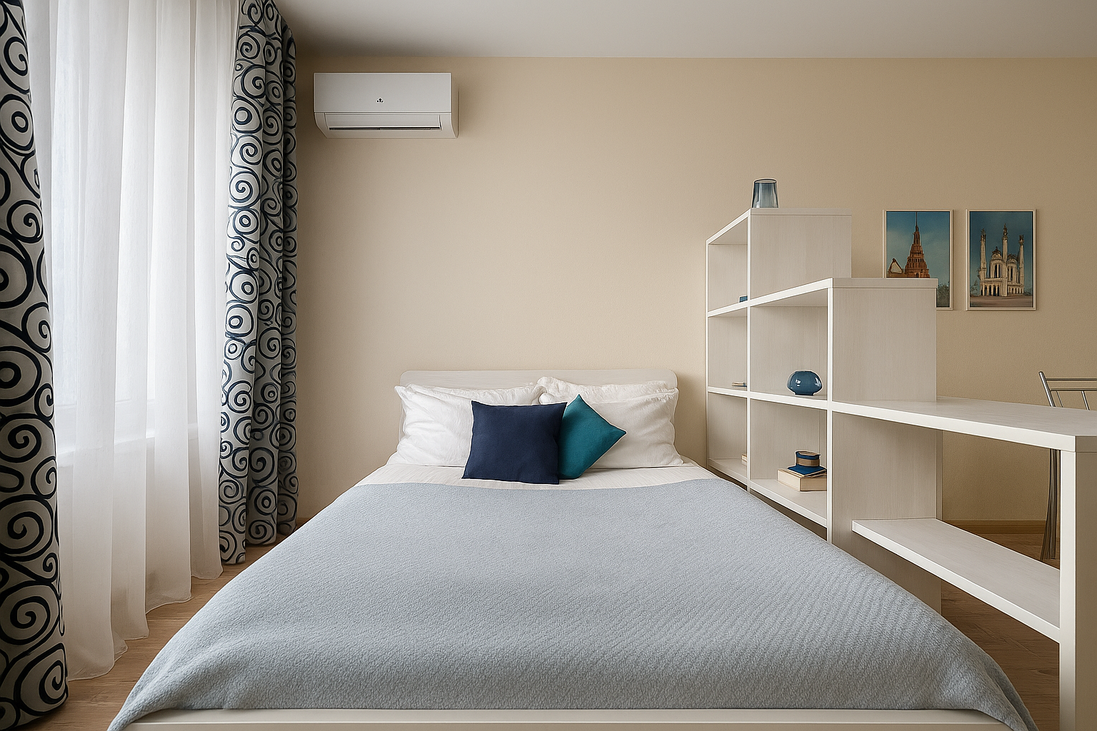 Апартамент с потрясающим видом на город в ЖК Арт Сити