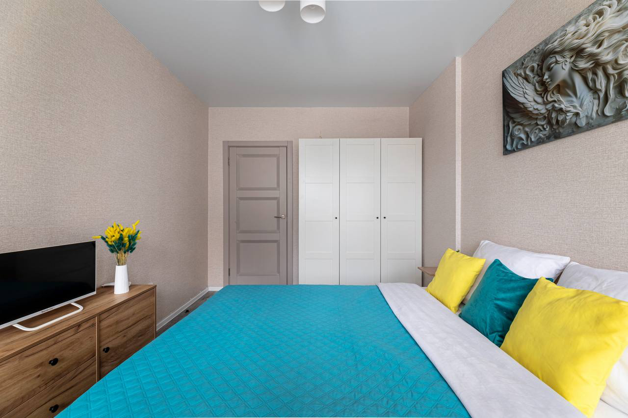 Уютная 2-к. квартира, 59 м², 4 кровати