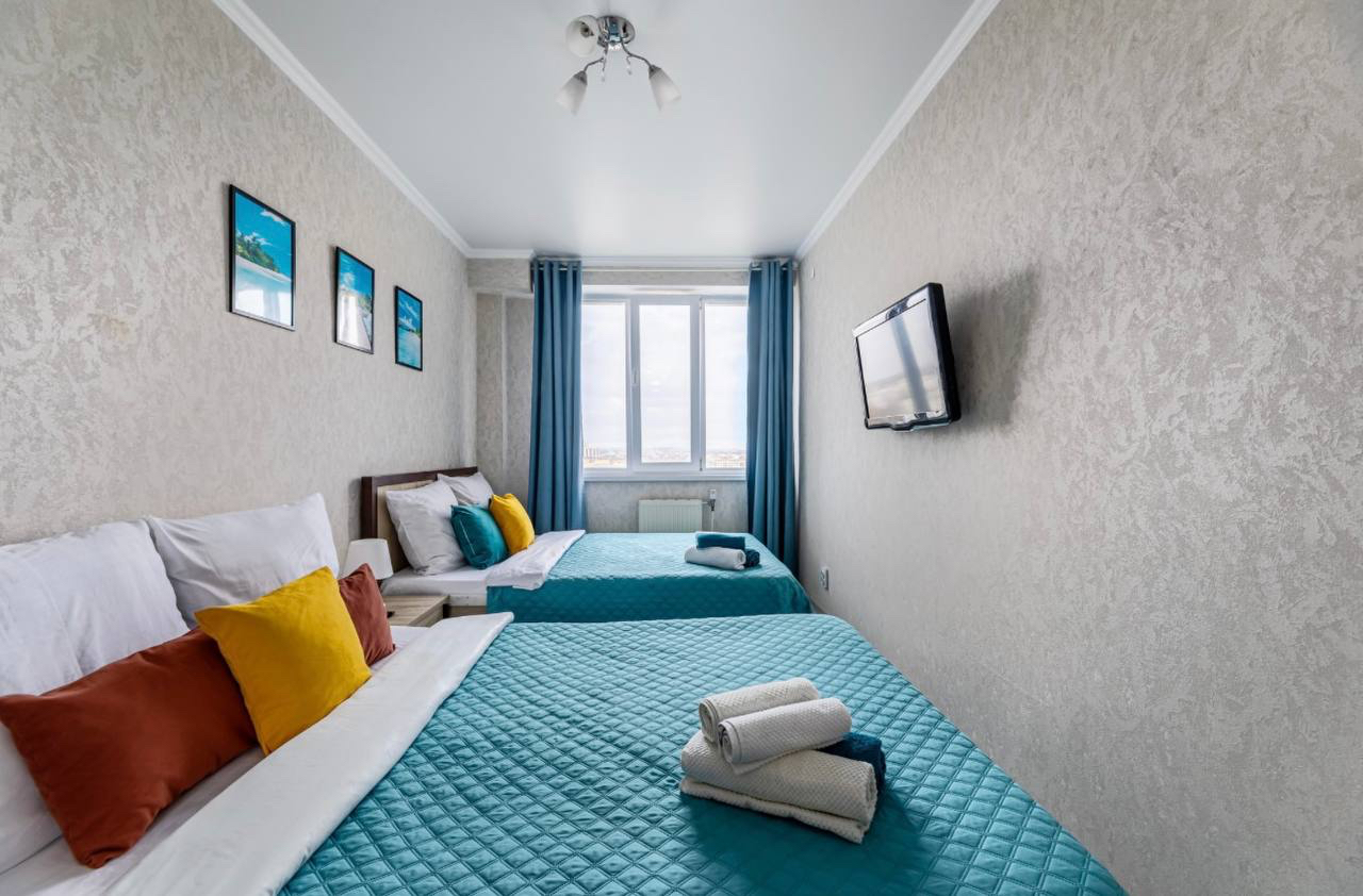 Уютная 2х комнатная квартира до 7 гостей в 10 мин от Центра и всех достопримечательностей Казани от ChistoFamily