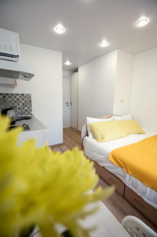 Жёлтая студия в центре Казани